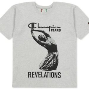 Denim Tears Champion Tears Crewneck T shirt – Grey