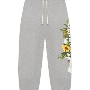 Denim Tears Floral Logo Sweatpant Grey