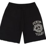 Denim University Sweat Shorts Black