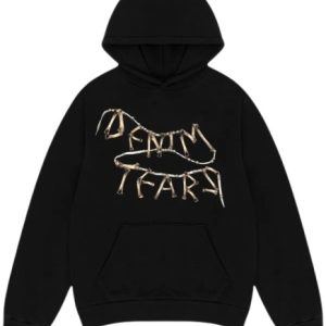 Denim Tears Chicken Bone Hoodie Black