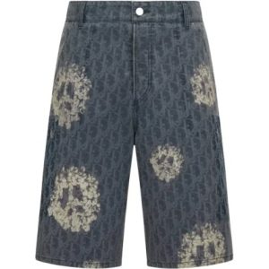 Dior x Denim Tears Cotton Denim Bermuda Short