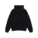 Embroidered Logo Hoodie black