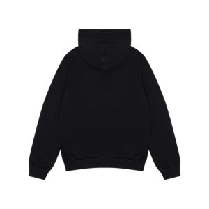 Embroidered Logo Hoodie black