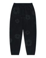 Mono Cotton Wreath Sweatpants Black